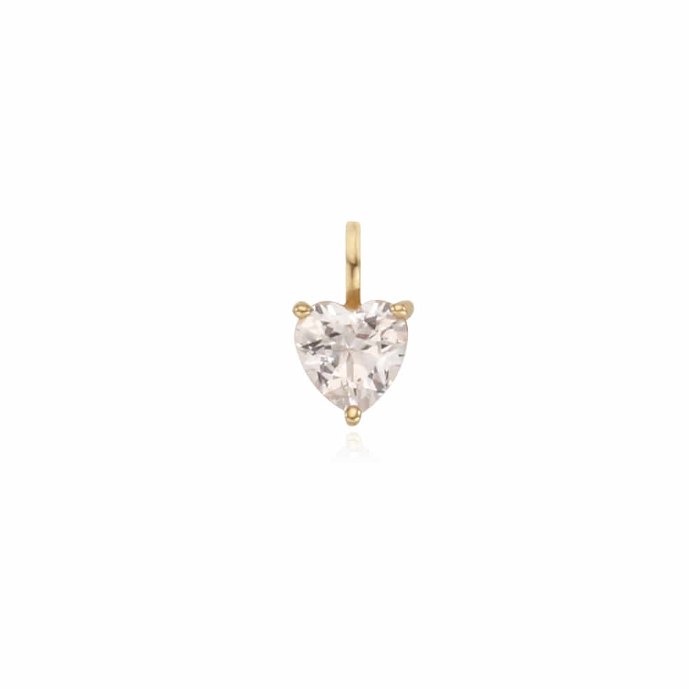 [14K Gold] Heart Stone Pendant_VH22N4PE501M