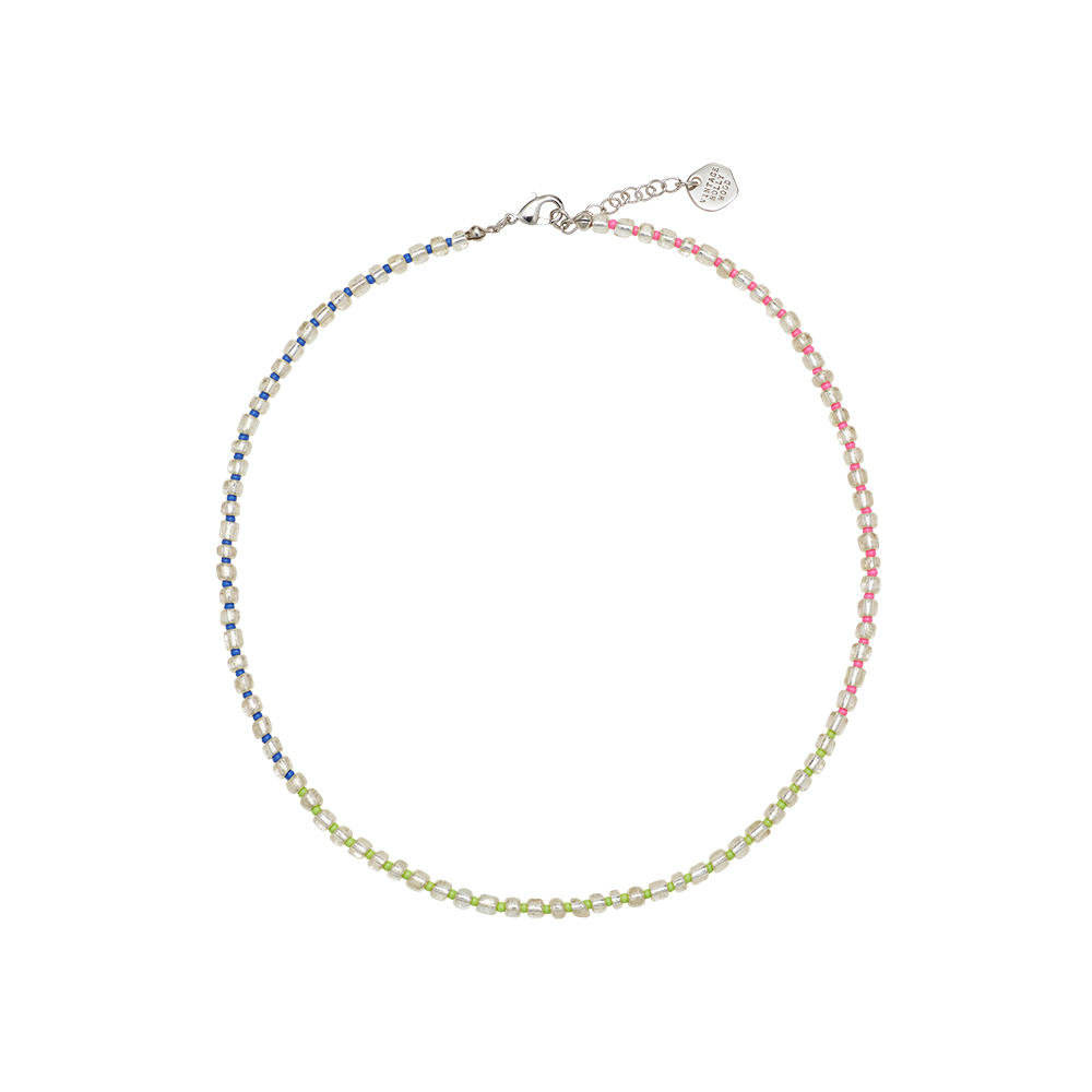 [6/22 순차출고]Triple Color Beads Necklace_VH2336NE018B