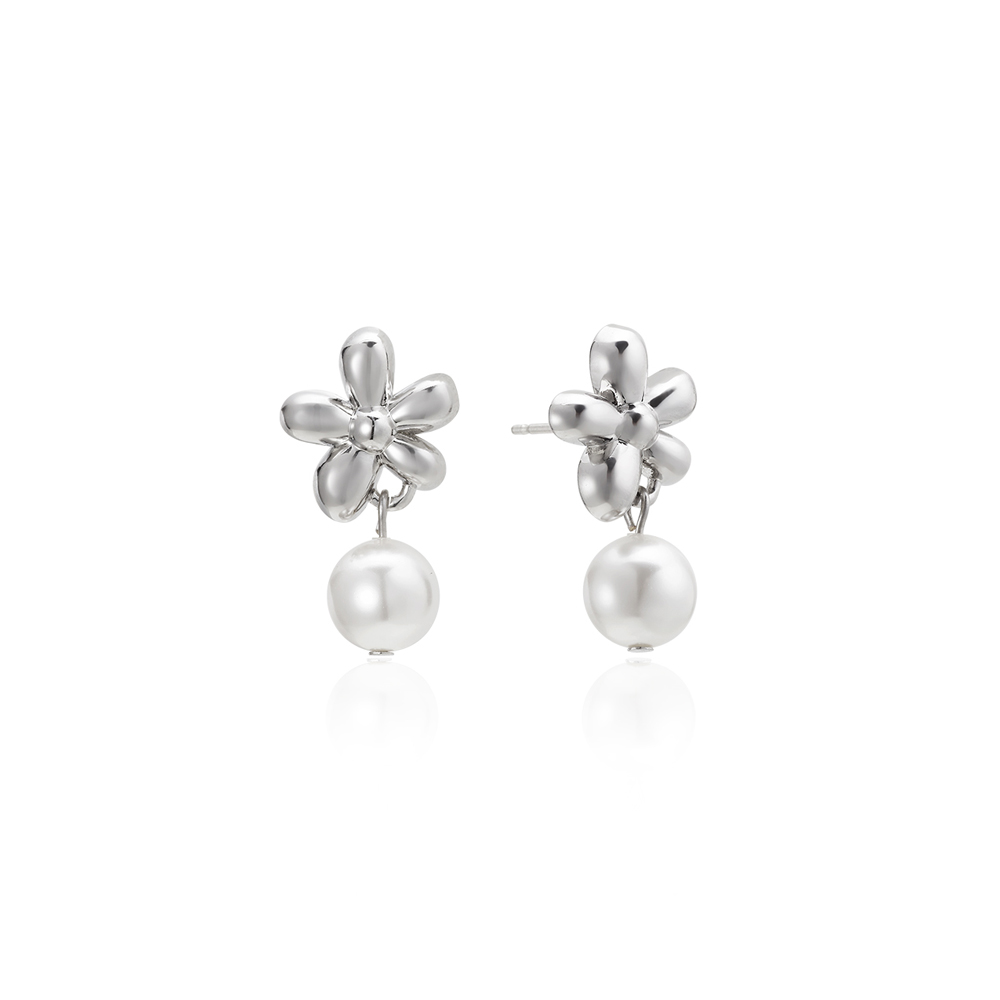 [6/22 순차출고]Oxalis Flower Pearl Earrings_VH2336EA005B